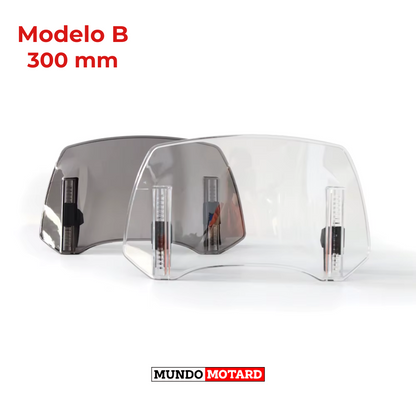 Extensão Universal para Para-Brisas de Mota– Proteção Contra o Vento e Maior Conforto na Estrada!