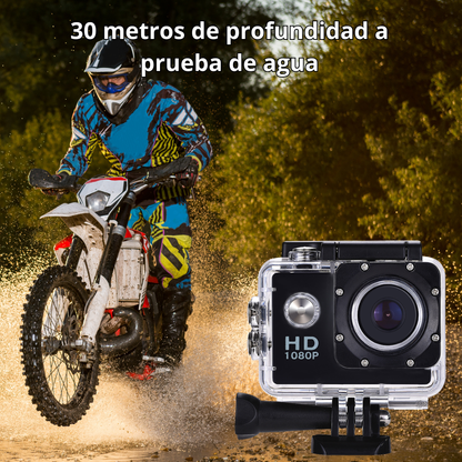 Cámara RidePro para Motociclistas + Kit de Accesorios