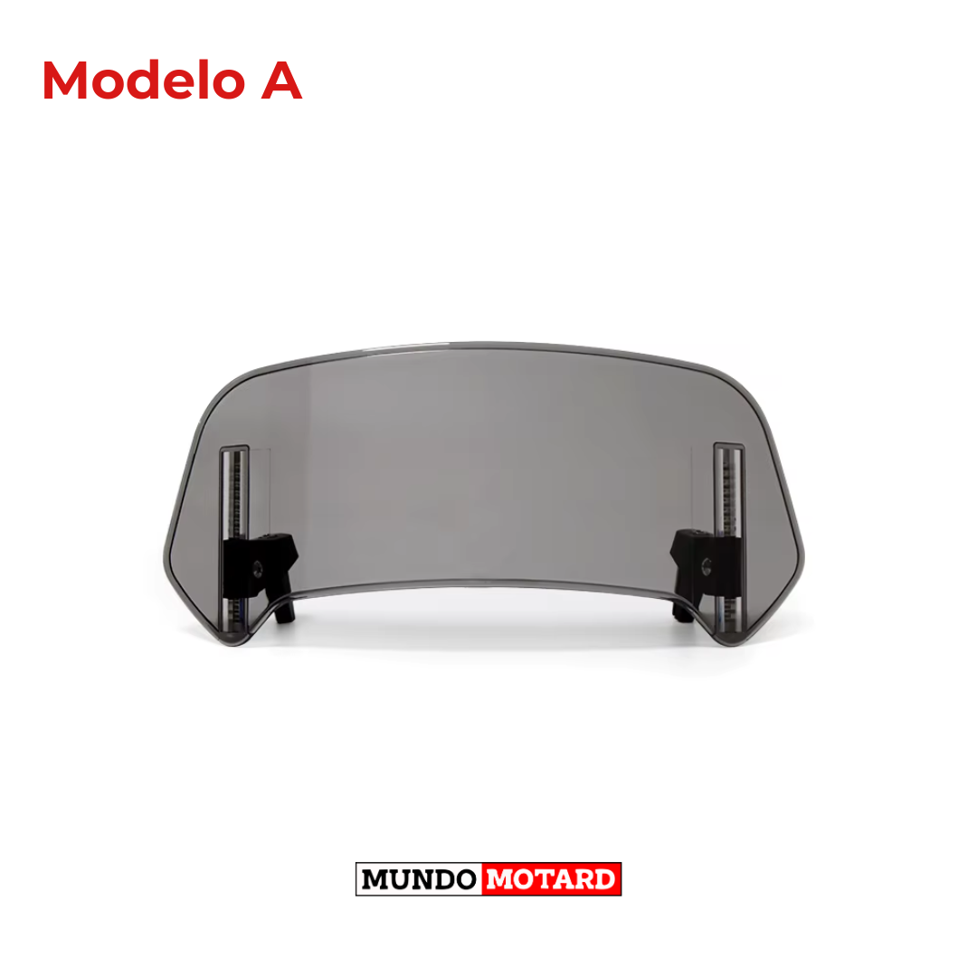 Extensão Universal para Para-Brisas de Mota– Proteção Contra o Vento e Maior Conforto na Estrada!