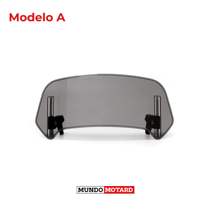 Extensão Universal para Para-Brisas de Mota– Proteção Contra o Vento e Maior Conforto na Estrada!