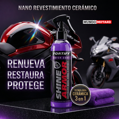 Nano Revestimiento Cerámico 3 en 1- Brillo, Limpieza y Protección
