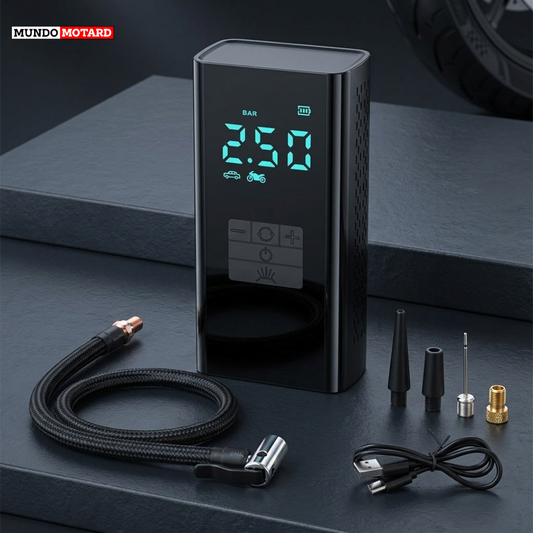 Compresor de Aire Portátil RidePro - Neumáticos Inflados en Instantes