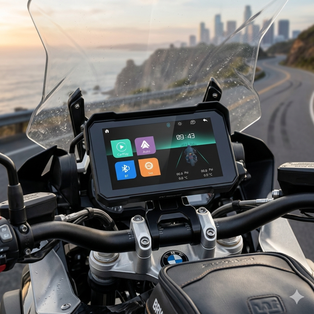 Pantalla Inteligente de Navegación para Moto