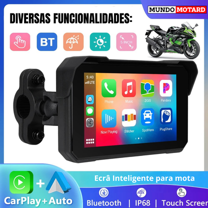 Pantalla Inteligente de Navegación para Moto