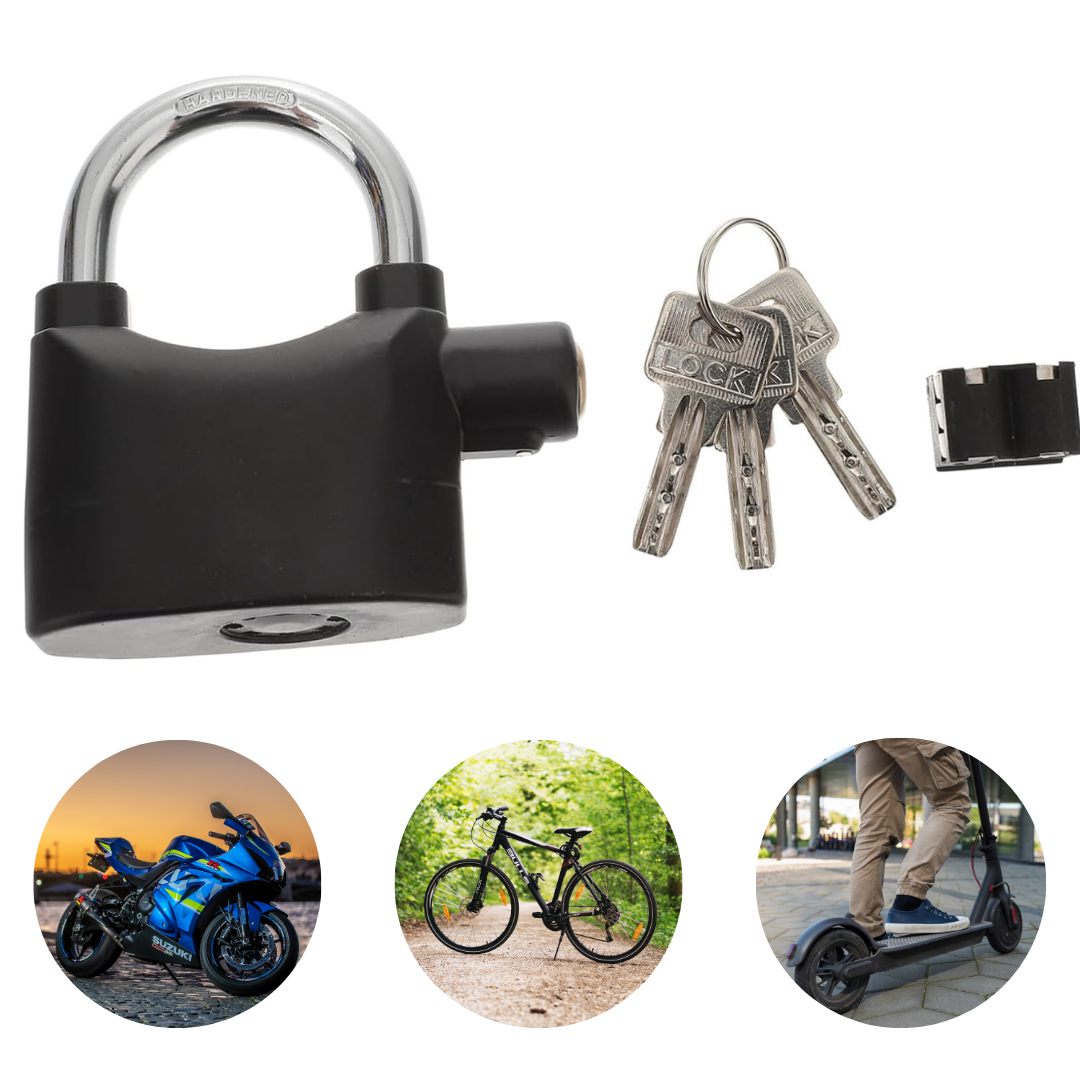 Candado con Alarma RidePro - Máxima Seguridad para la Moto