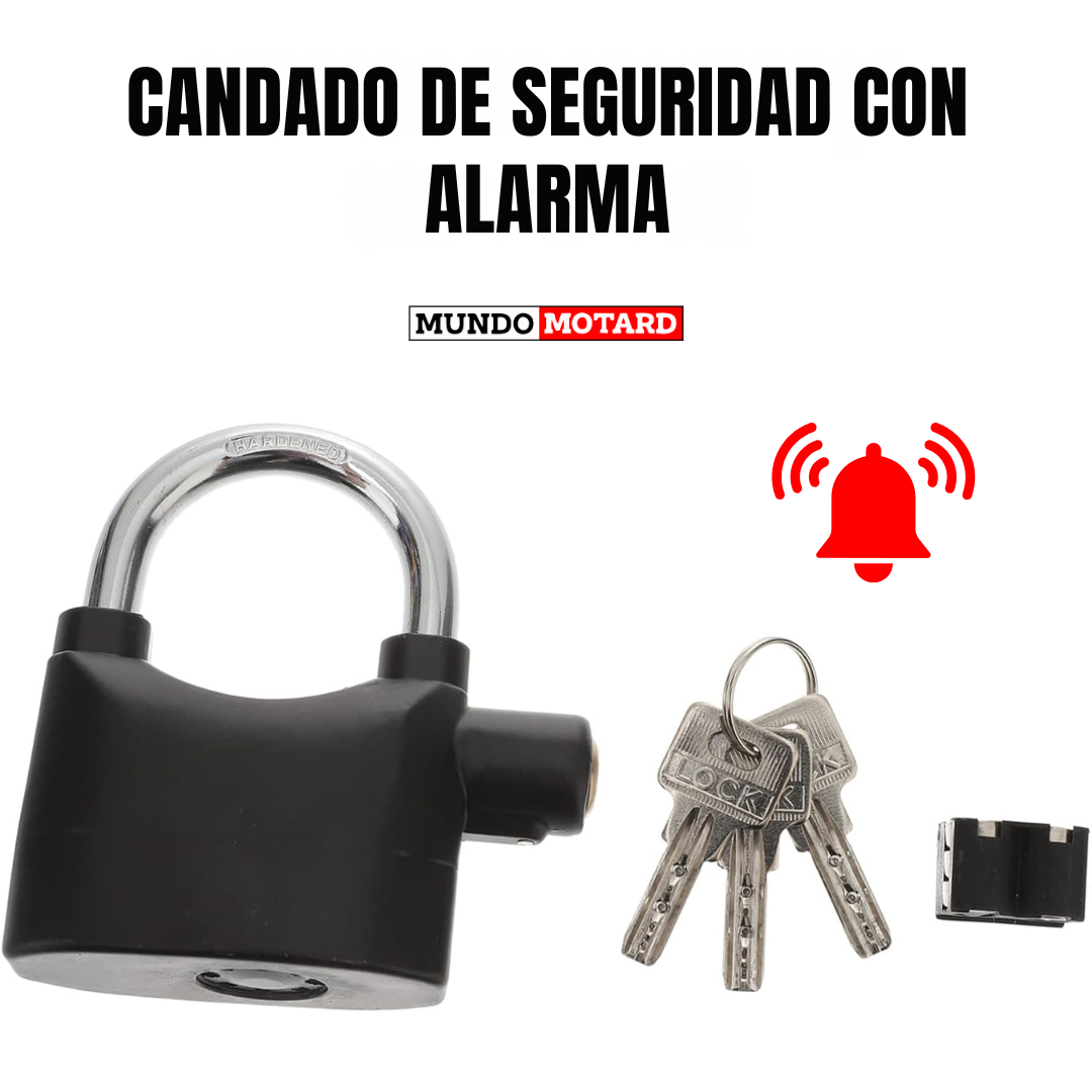 Candado con Alarma RidePro - Máxima Seguridad para la Moto