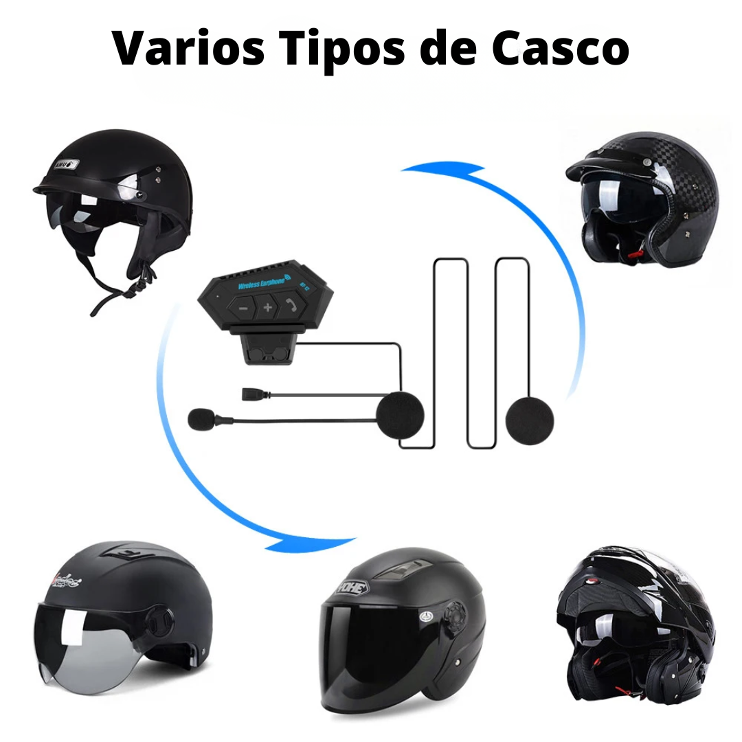 Auricular RidePro – Llamadas y Música para Motociclistas