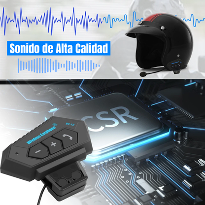 Auricular RidePro – Llamadas y Música para Motociclistas