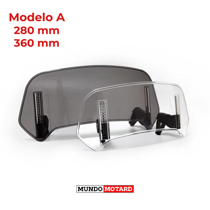 Extensão Universal para Para-Brisas de Mota– Proteção Contra o Vento e Maior Conforto na Estrada!