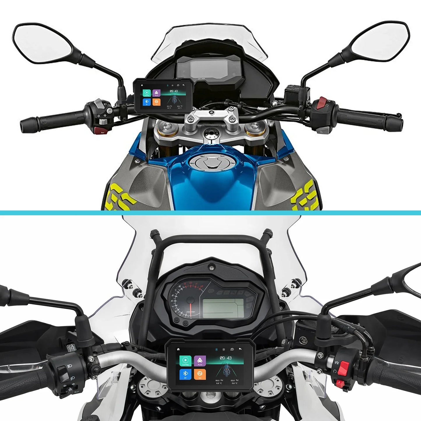 Pantalla Inteligente de Navegación para Moto