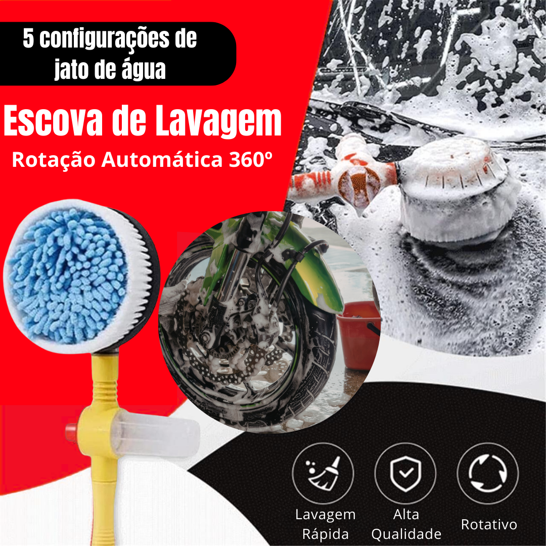 Cepillo de lavado con rotación automática 360º