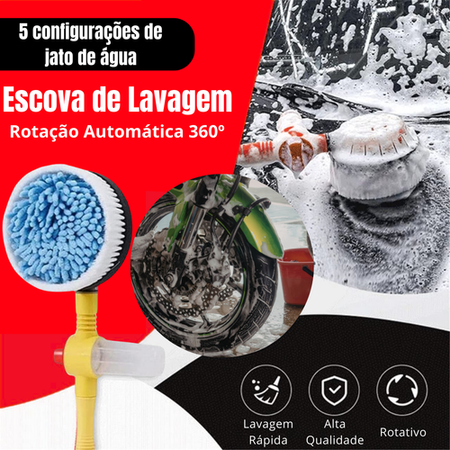Cepillo de lavado con rotación automática 360º