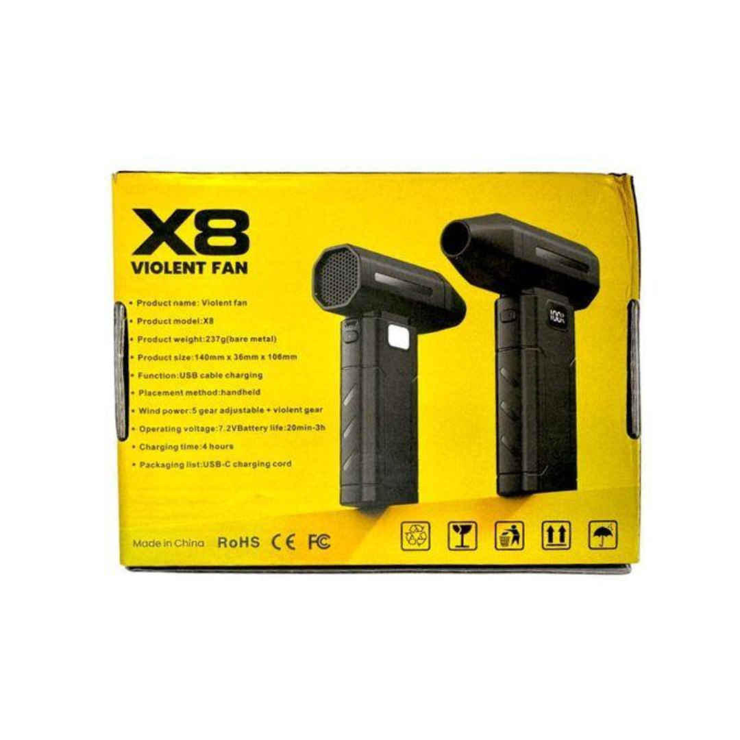 Ventilador de Mano Ultra Potente-Violent Fan X8