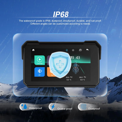 Pantalla Inteligente de Navegación para Moto