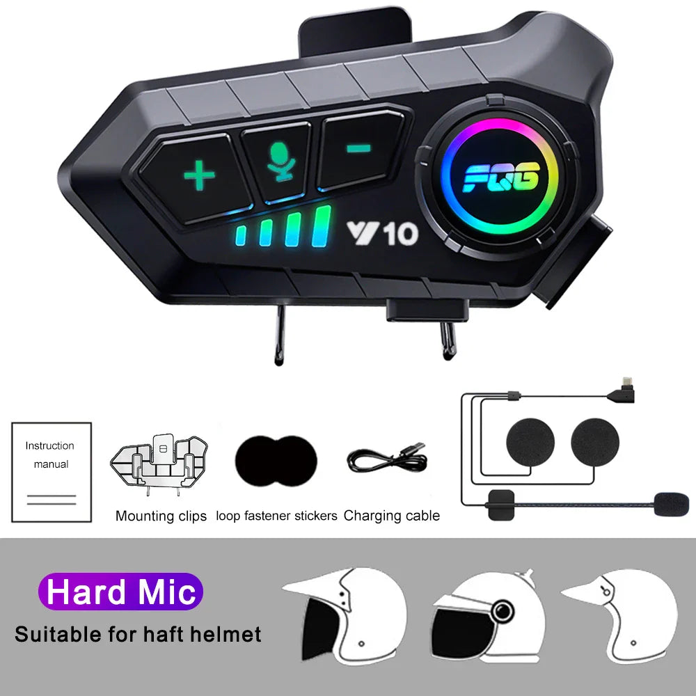 Auricular Bluetooth MotoSound Pro para Casco – Llamadas y Música para Motociclistas