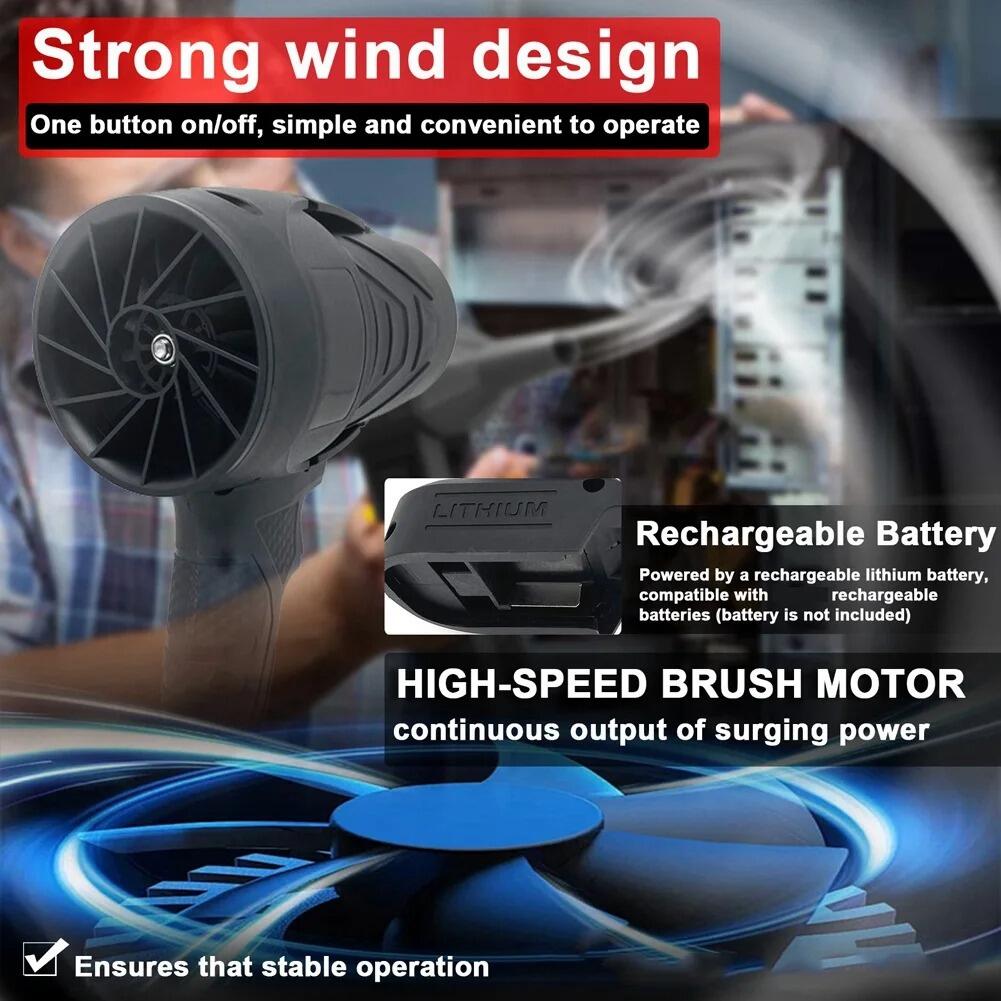 Soplador de Aire Portátil Multifuncional con 2 baterías 48V